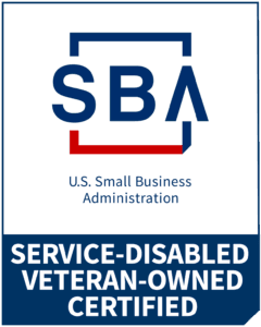 SBA Certified Service-Disabled Veteran-Owned Small Business Logo